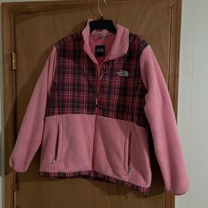 Pink North Face jacket